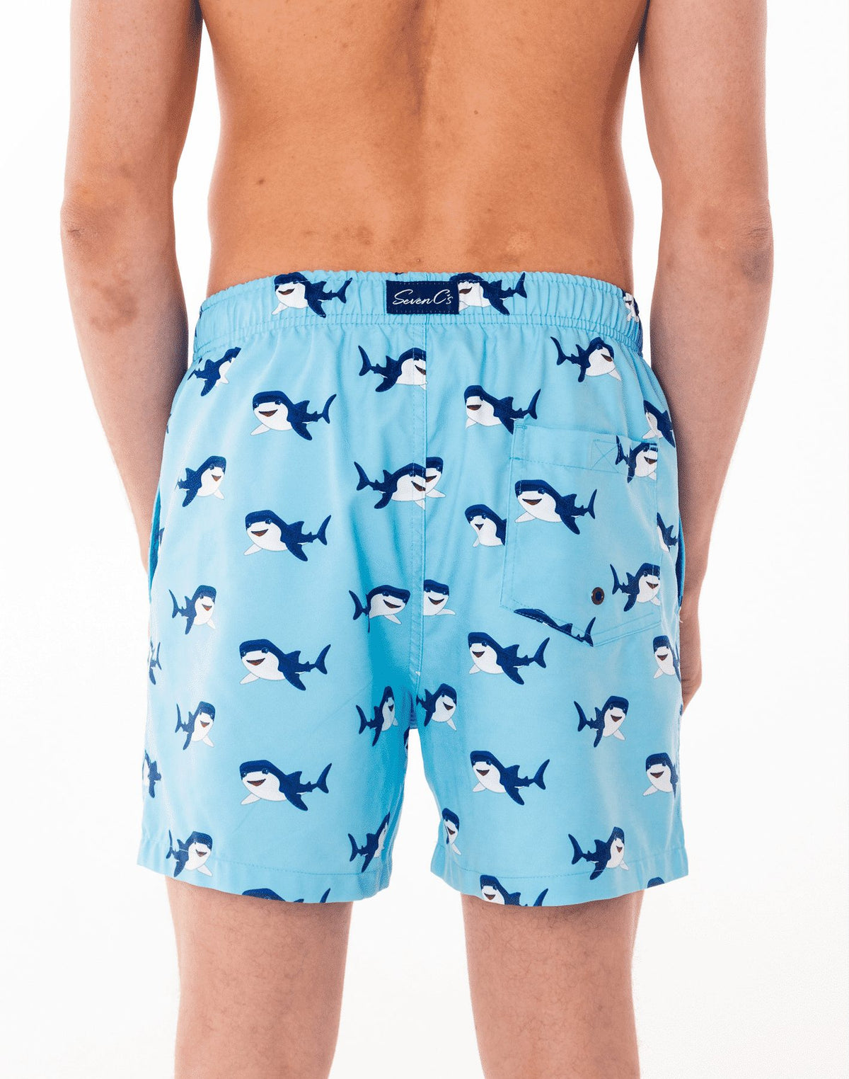  Sustainable Men's Whale Shark Print Shorts from SevenC's