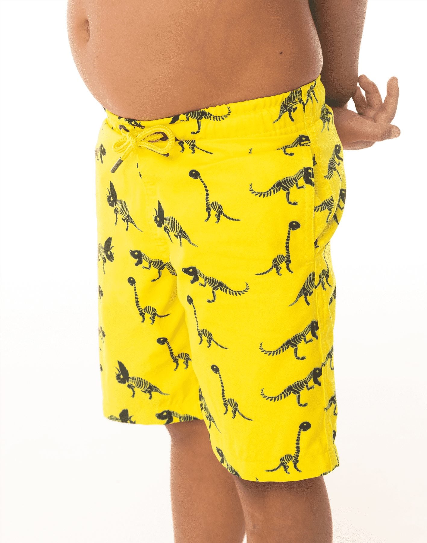 Eco-Friendly Dinosaur Kids' Shorts by SevenC's Side View