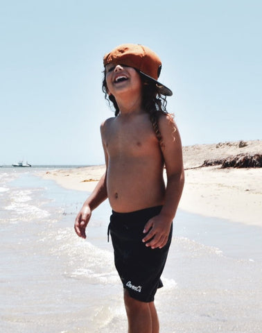 Eco-Friendly Black Kids' Shorts by SevenCs