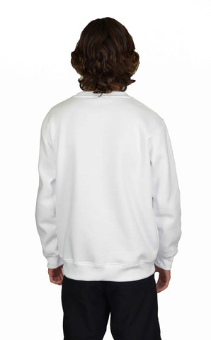 Signature White Premium Crewneck